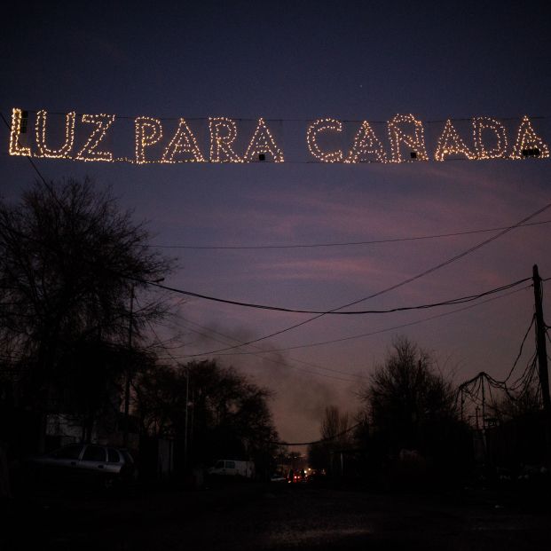 La Cañada Real cumple 457 días sin luz Le decimos a 2022 que no nos rendimos. Foto: Europa Press