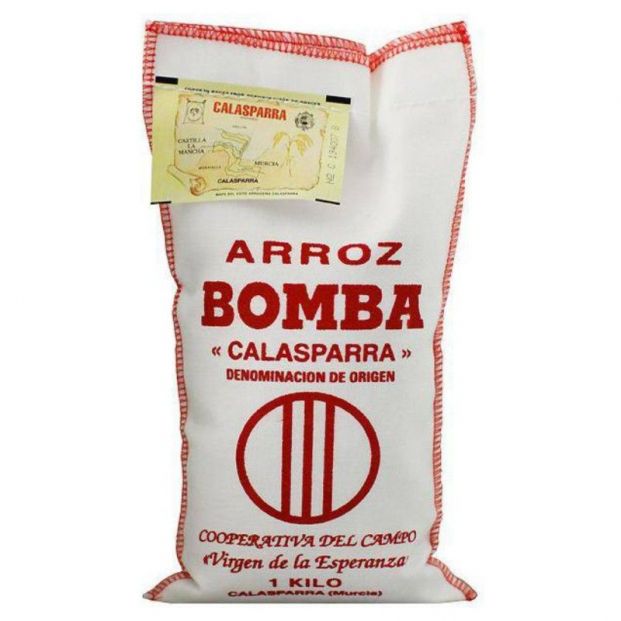 Arroz bomba de Calasparra. Foto: Cooperativa Virgen de la Esperanza