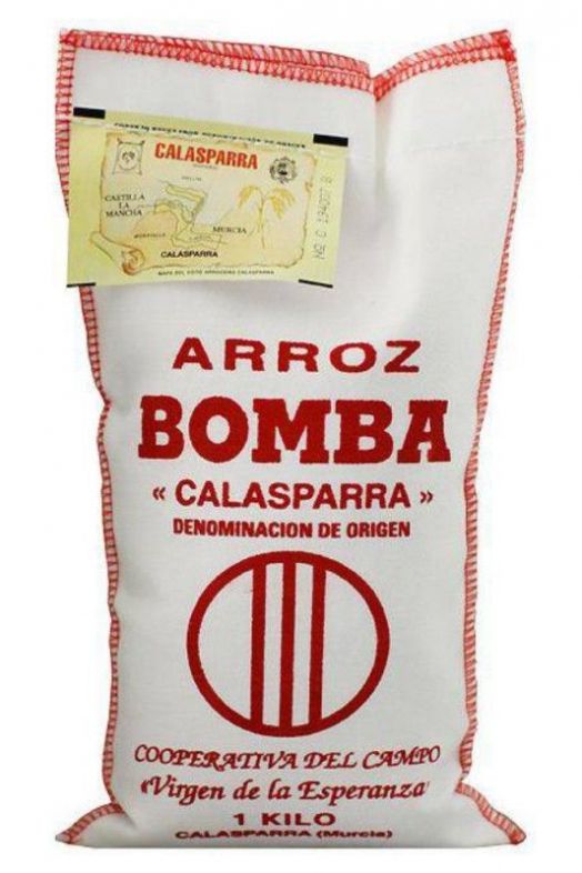 Arroz bomba de Calasparra. Foto: Cooperativa Virgen de la Esperanza