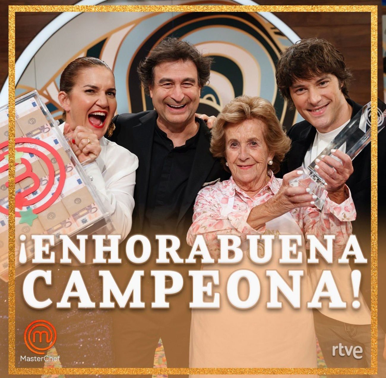 Almudena, ganadora de MasterChef Abuelos 2: "La cocina me ha ayudado a superar todo"