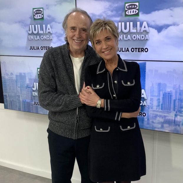 Julia Otero entrevista a Serrat en su vuelta a la radio: "Esta gira va a ser sumamente arriesgada"
