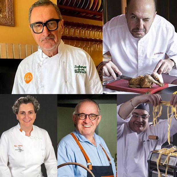 Comité Gastronómico de 65Ymás: Carlos Herrera, Rafuel, Pepa Muñoz, Tumbarello y Urrechu