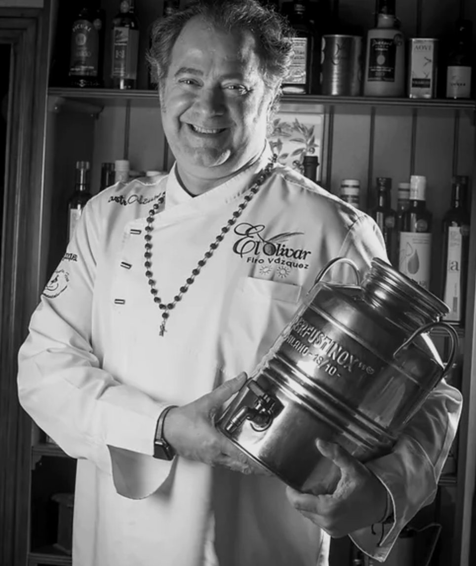 Firo Vázquez, chef del restaurante El Olivar. Foto: El Olivar Firo Vázquez, chef del restaurante El Olivar. Foto: El Olivar