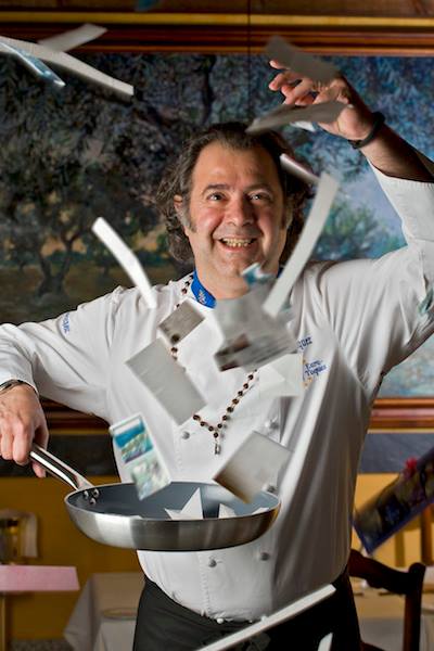 Firo Vázquez, chef del restaurante El Olivar. Foto: Facebook