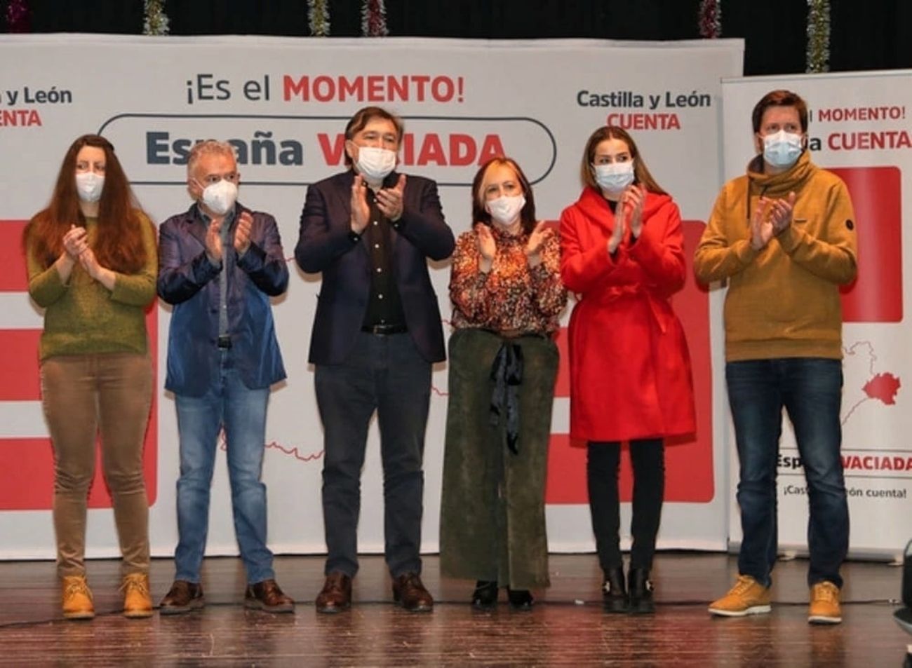 España Vaciada presenta a sus candidatos para las elecciones de Castilla y León: "Salimos a ganar". Foto: Europa Press