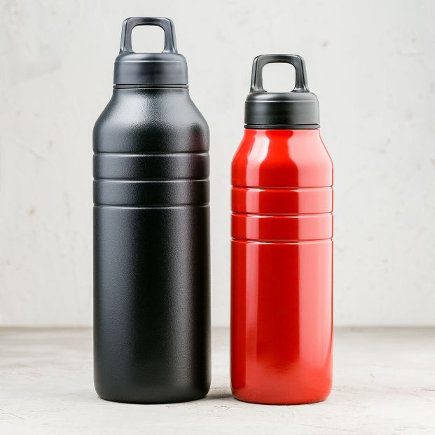 botellas reutilizables de acero