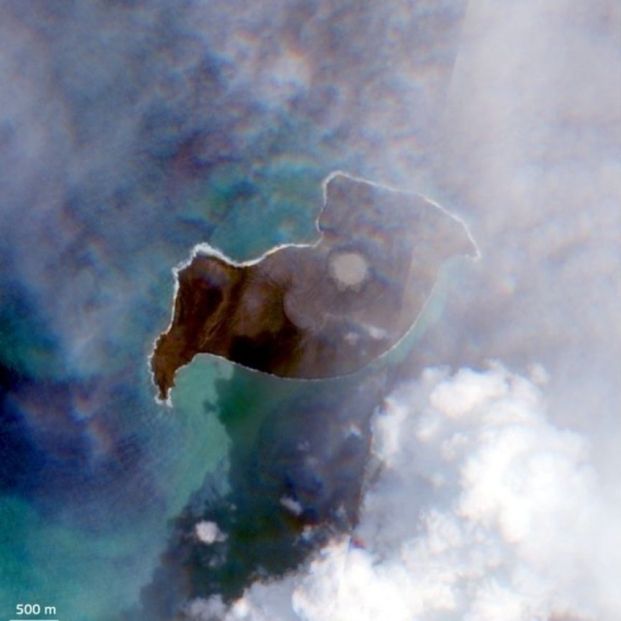 La isla del volcán de Tonga ya no existe. Foto: Europa Press