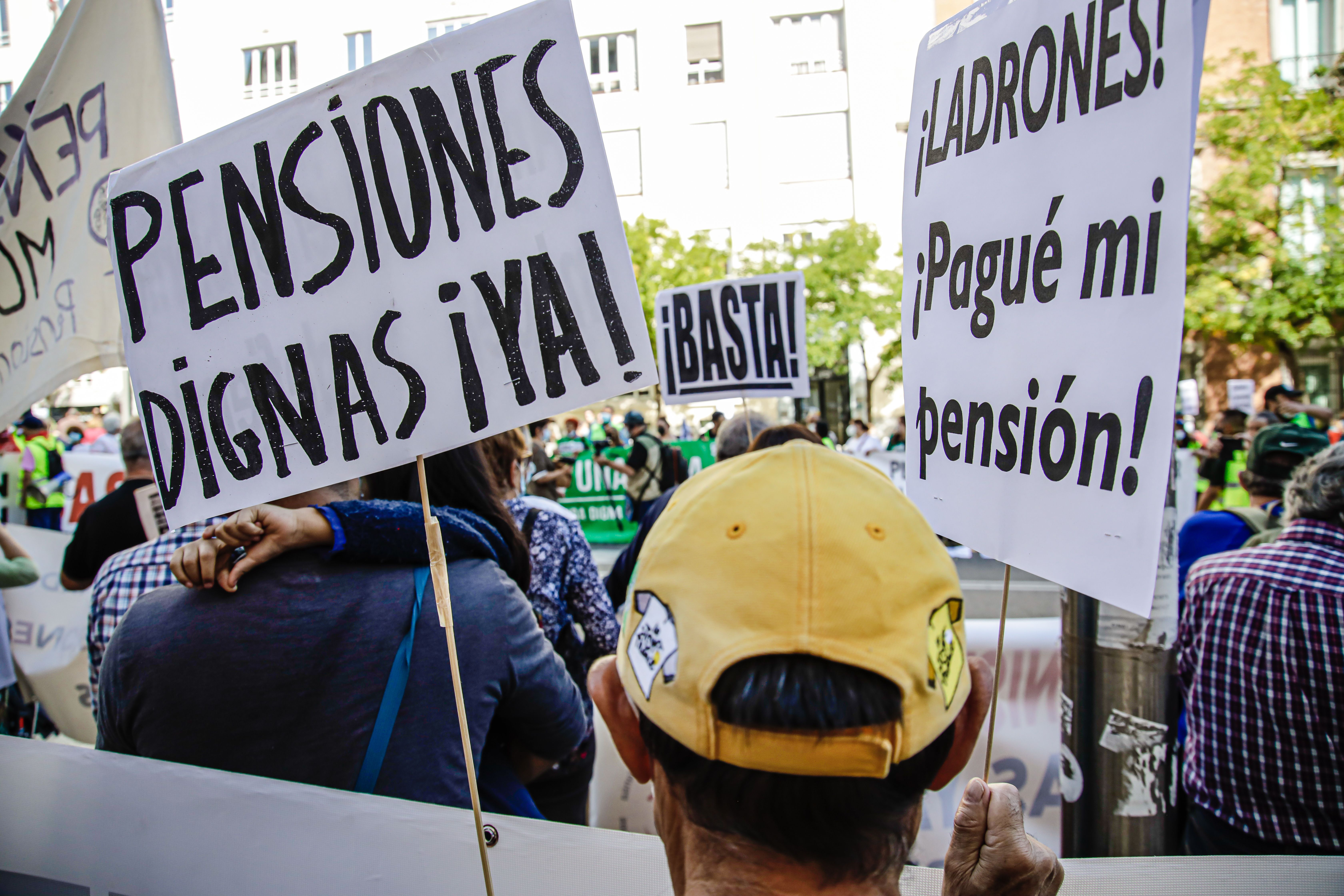 Movimiento de Pensionistas no se ha cumplido el compromiso de revalorizar las pensiones. Foto: Europa Press Movimiento de Pensionistas no se ha cumplido el compromiso de revalorizar las pensiones. Foto: Europa Press