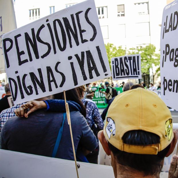 Movimiento de Pensionistas no se ha cumplido el compromiso de revalorizar las pensiones. Foto: Europa Press