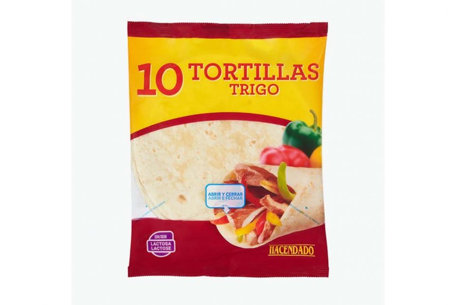 tortillas trigo Hacendado