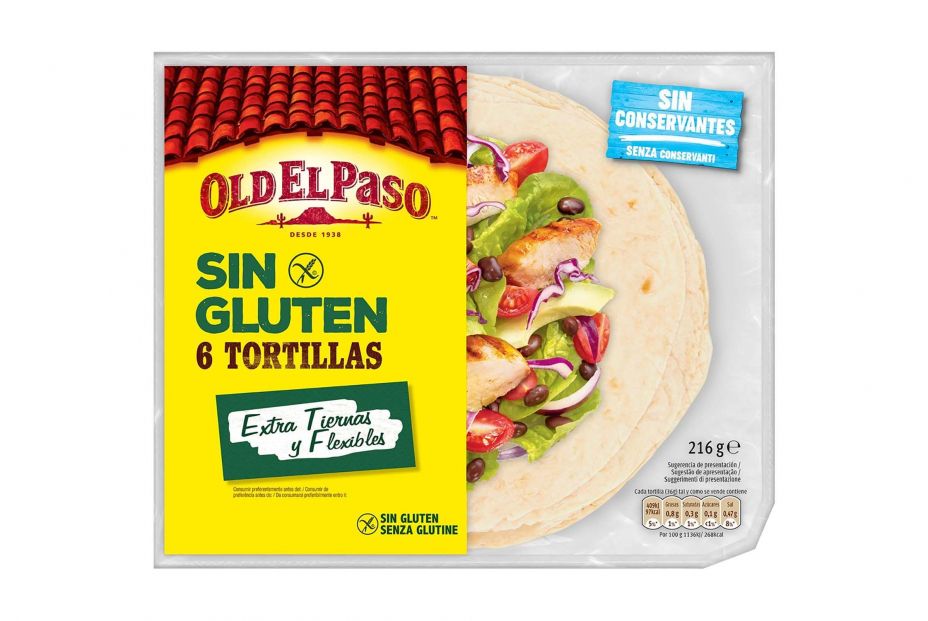 tortillas sin gluten OldPaso tortillas sin gluten OldPaso