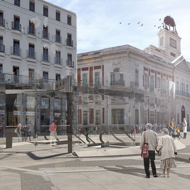 El motivo por el que el Ayuntamiento de Madrid retirará la 'ballena' de la Puerta del Sol. Foto: Europa Press