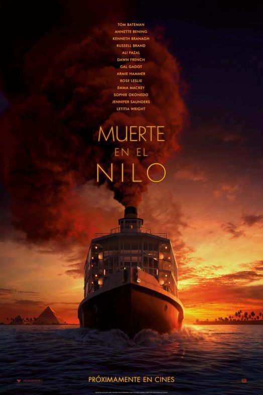 Cartel de 'Muerte en el Nilo'