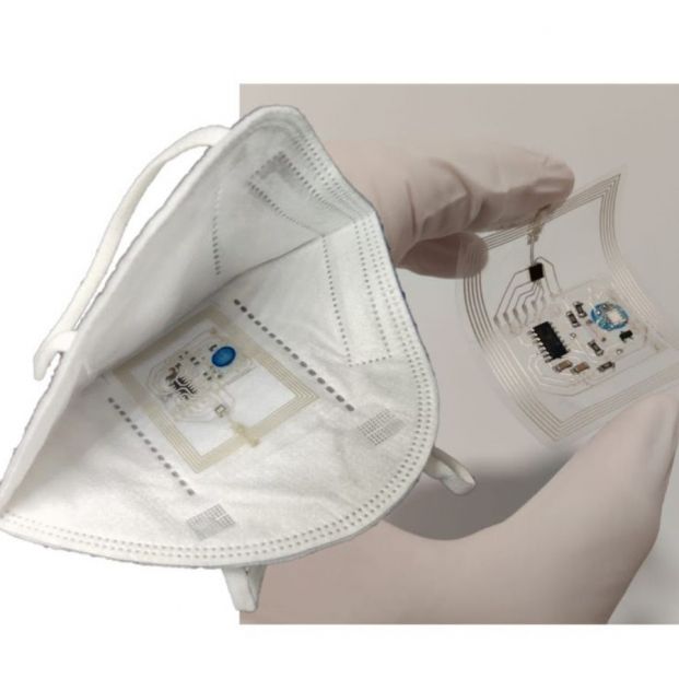 Diseñan una mascarilla inteligente capaz de avisar si se superan los límites de CO2 en su interior. Foto: Europa Press