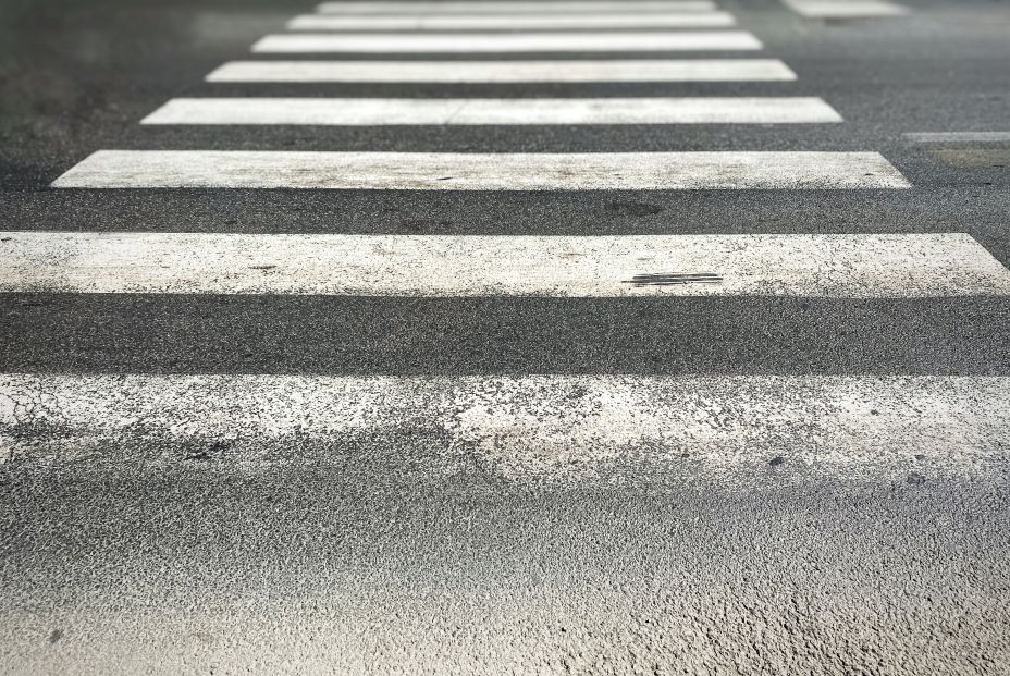 bigstock Pedestrian Crossing Of A Stree 425400401