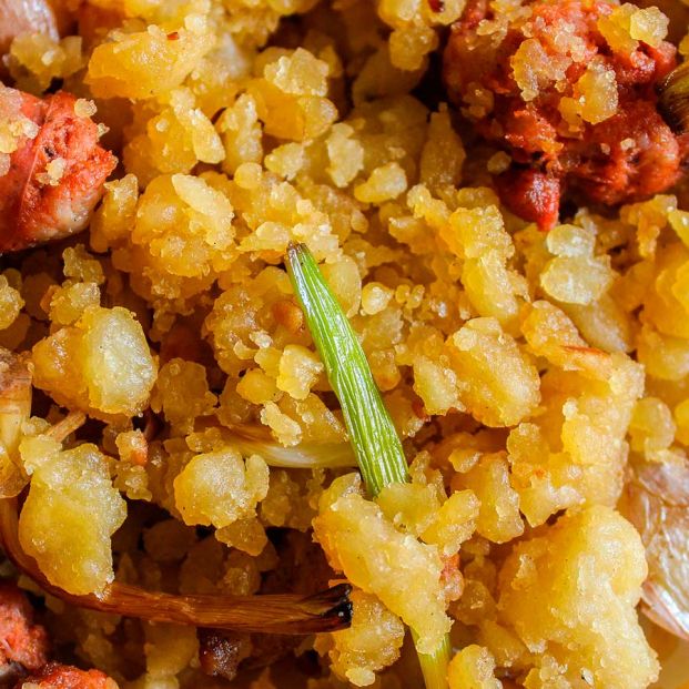 Este el secreto de las migas murcianas para que queden sueltas Este el secreto de las migas murcianas para que queden sueltas