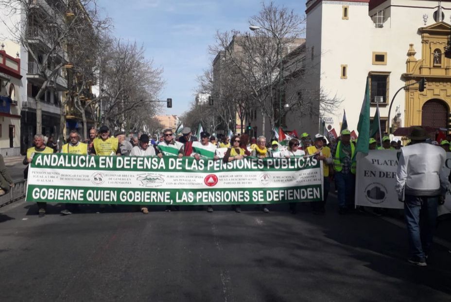 pensionistas andaluces manifestacion