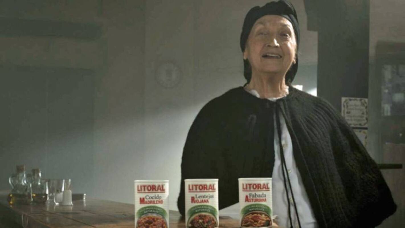 Muere la abuela del anuncio de la fabada Muere la abuela del anuncio de la fabada