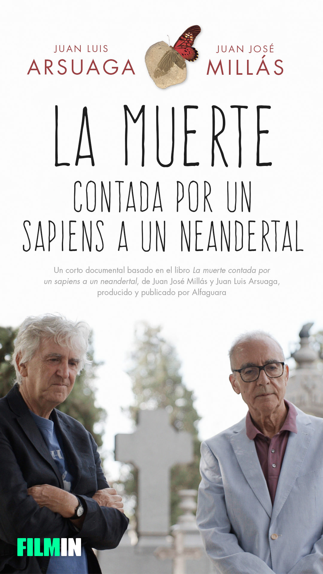 Juan José Millás y Juan Luis Arsuaga se unen en 'La muerte contada por un sapiens a un neandertal'