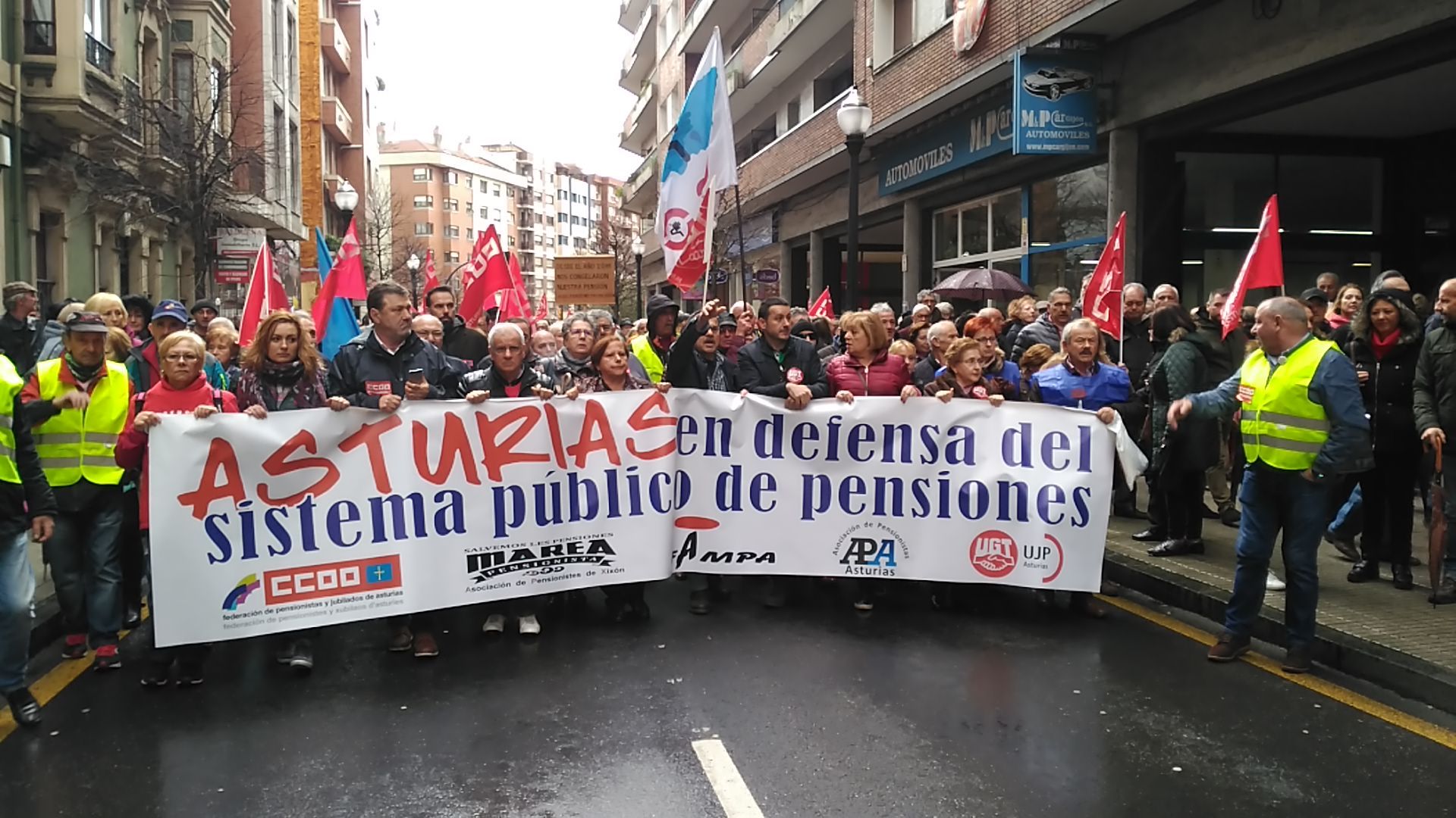 Manifestación en Asturias