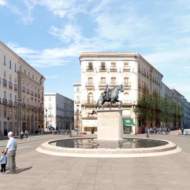 fuente obras puerta del sol