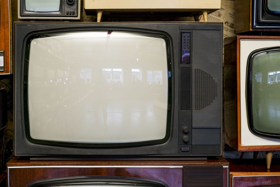 bigstock Vintage Television Set At The  401056646