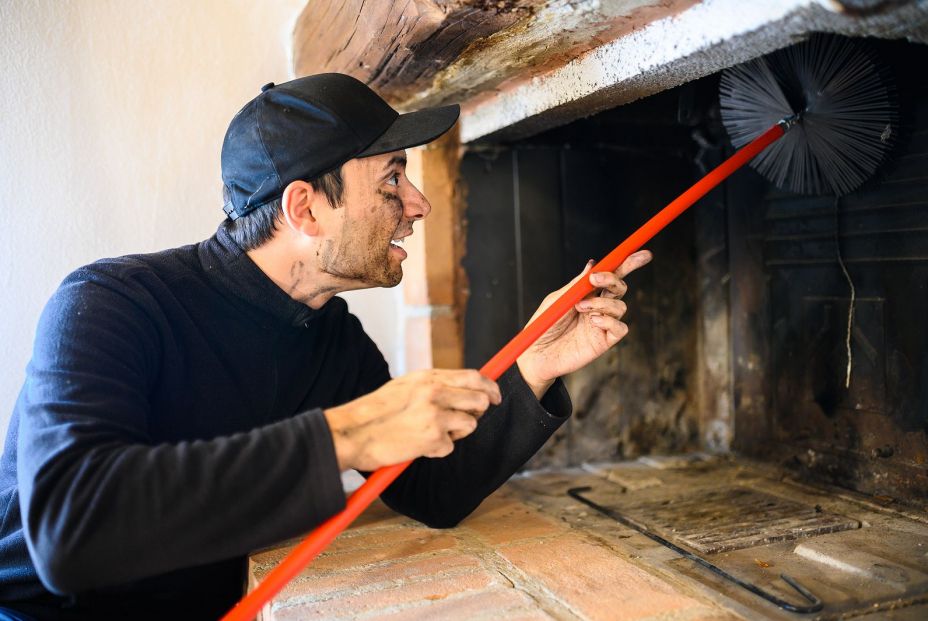 Deshollinar la chimenea. Mucho más que hacer limpieza