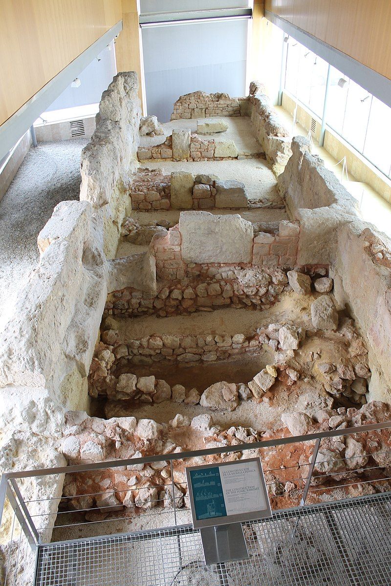 Muralla Púnica de Cartagena. Foto Wikipedia