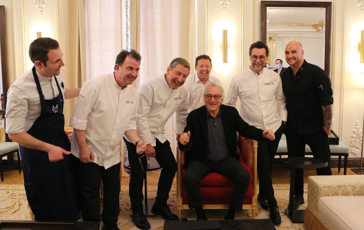 Los 16 platos del 'menú impagable' que ha degustado Robert de Niro en Madrid. Foto: Madrid Fusión