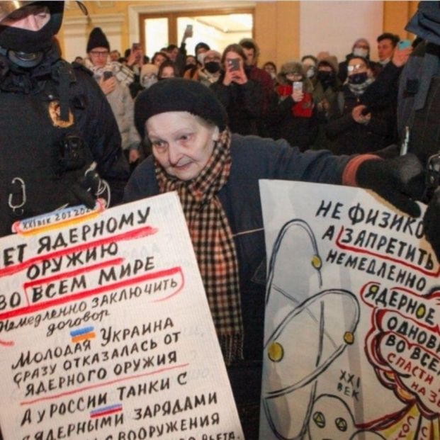 Yelena Osipova, símbolo del 'no a la guerra'