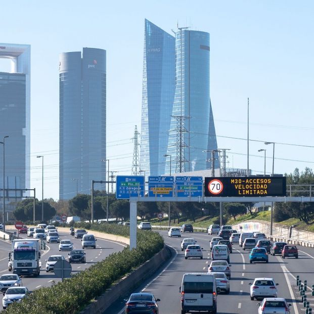 carretera acceso madrid