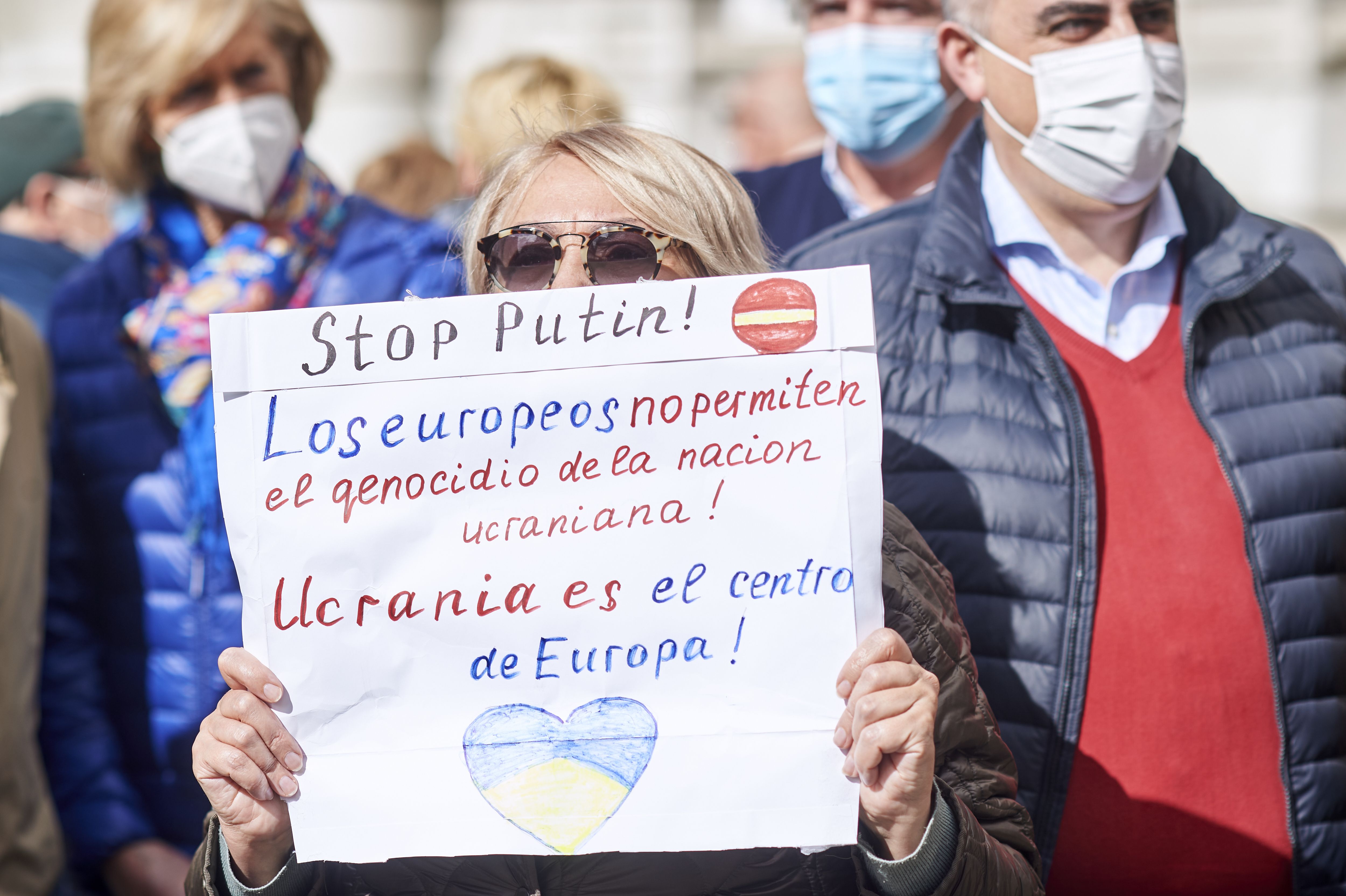 Rabia, impotencia, tristeza y vergüenza: así vive una ucraniana la guerra en su país desde España. Foto: Europa Press