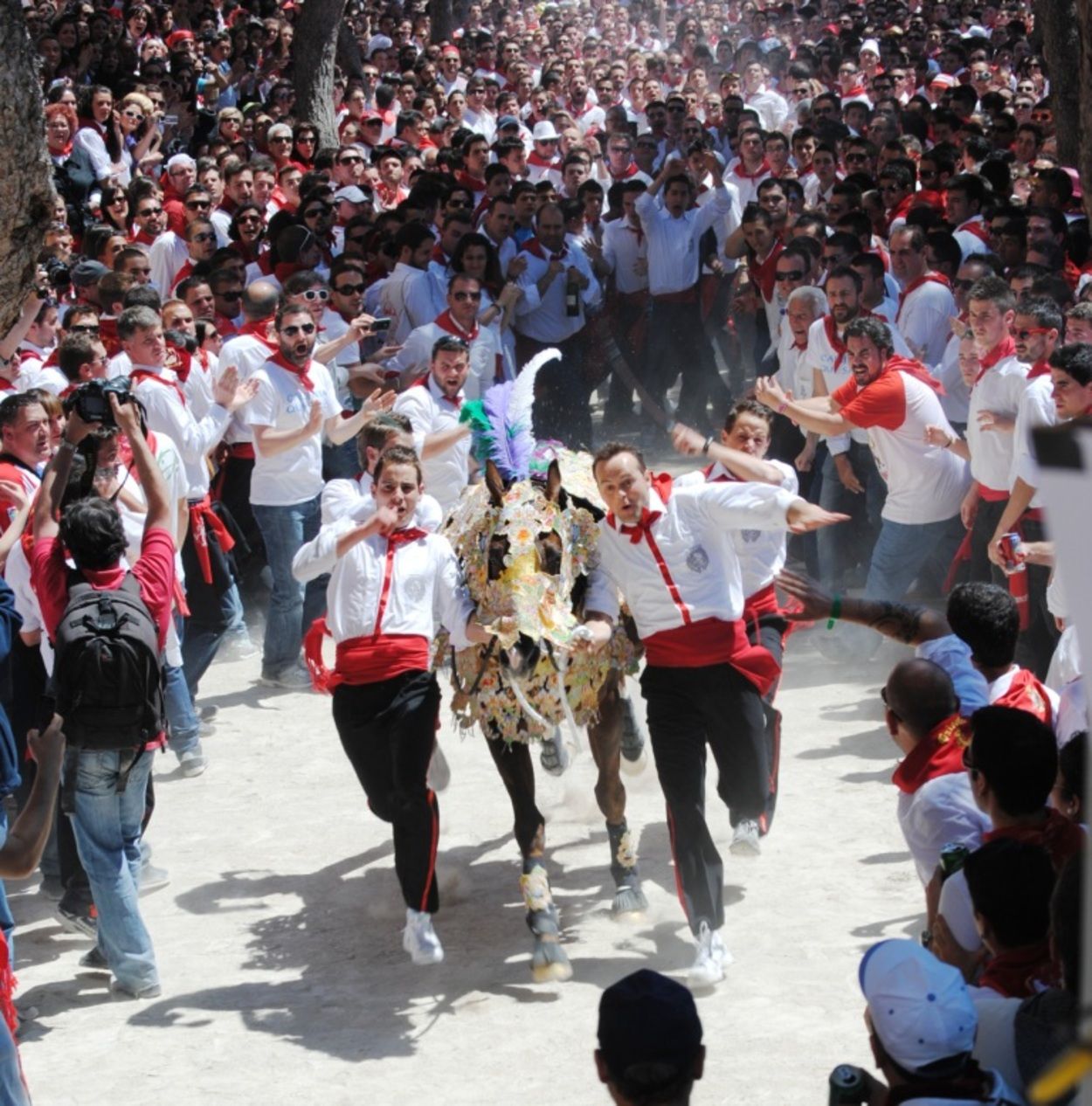 Caravaca, moros, cristianos, caballos del vino y yemas tradicionales