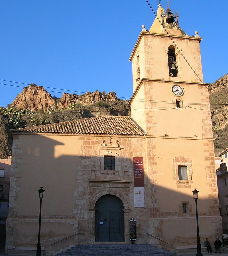 Iglesia de San Juan Evangelista en Blanca. Foto: Wikipedia