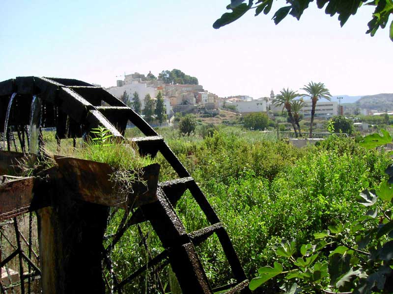 Noria de Candelón en Abarán. Foto: Región de Murcia