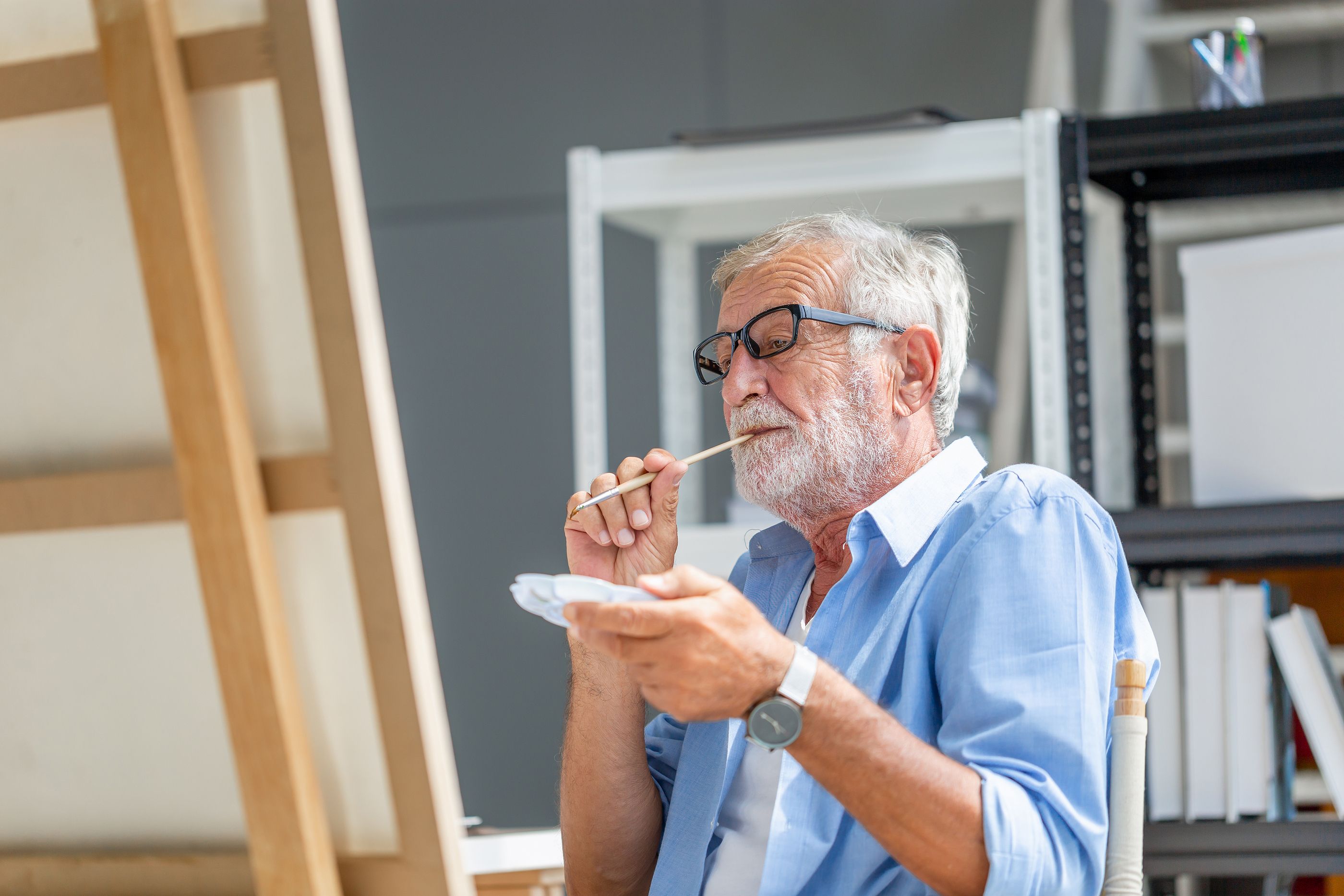 Nunca es tarde para ser artista: un hombre expone por primera vez a los 96 años Nunca es tarde para ser artista: un hombre expone por primera vez a los 96 años