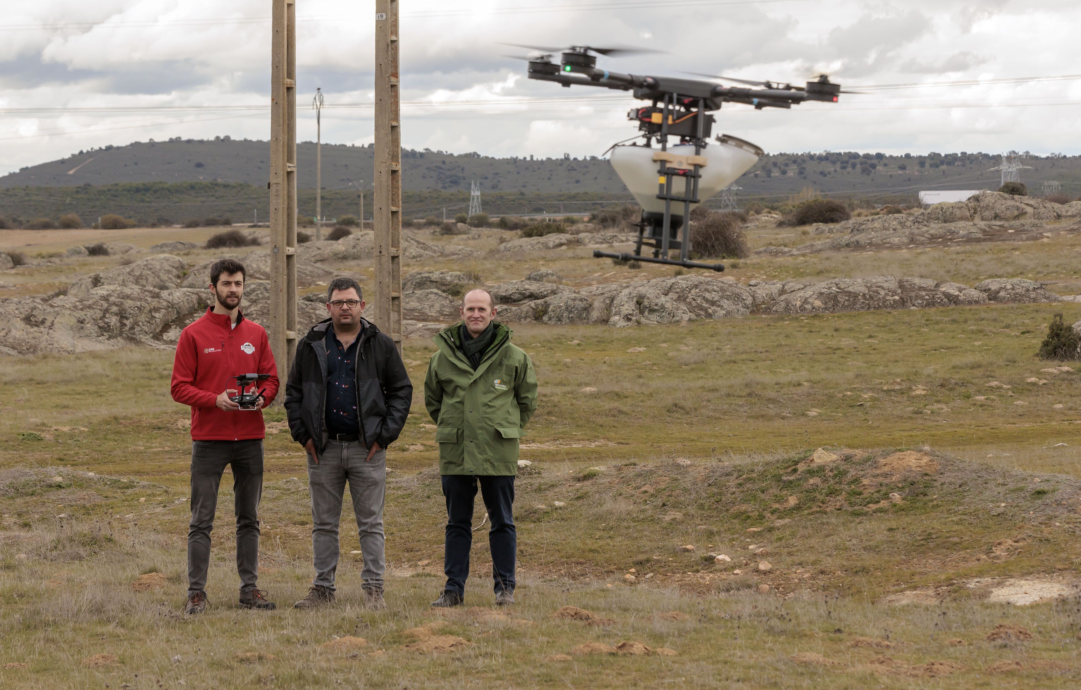 2022 03 21.  Iberdrola presenta en Zamora al dron reforestador