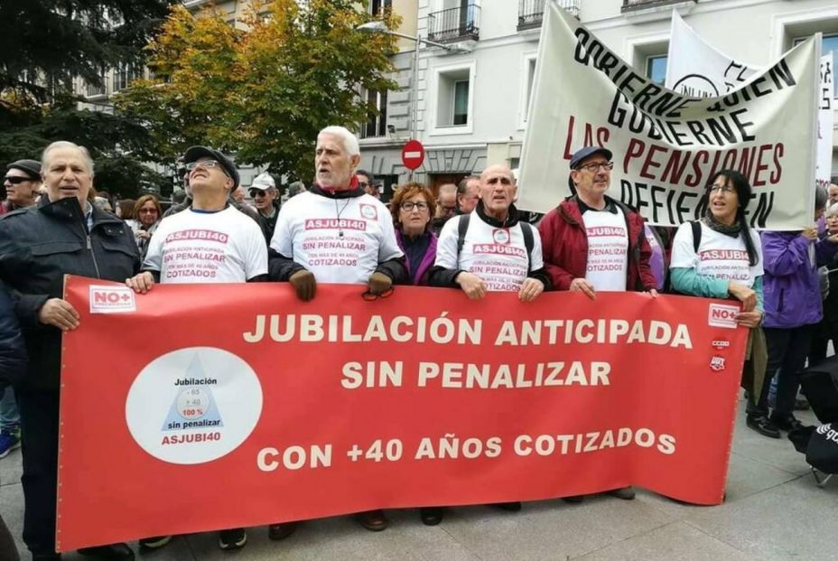 España infringe normativa que afecta a 700.000 jubilados anticipados, según ASJUBI40