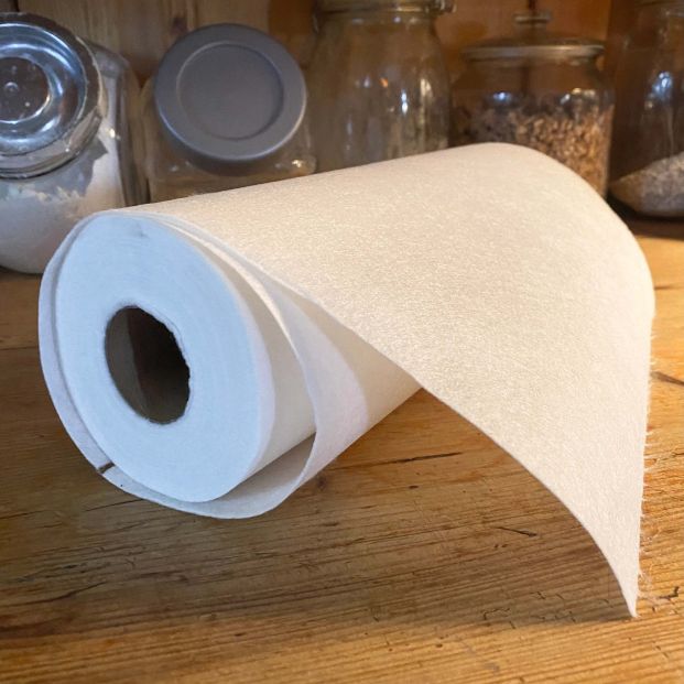 Un rollo de papel de cocina reutilizable que ya está a la venta