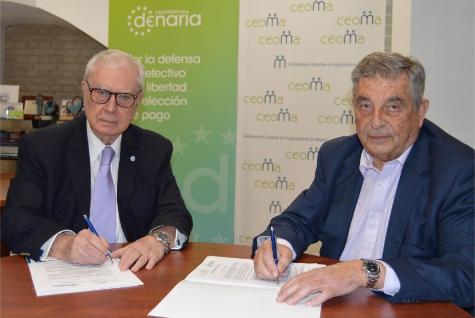 CEOMA y Denaria se unen para garantizar el acceso al dinero en efectivo para los mayores
