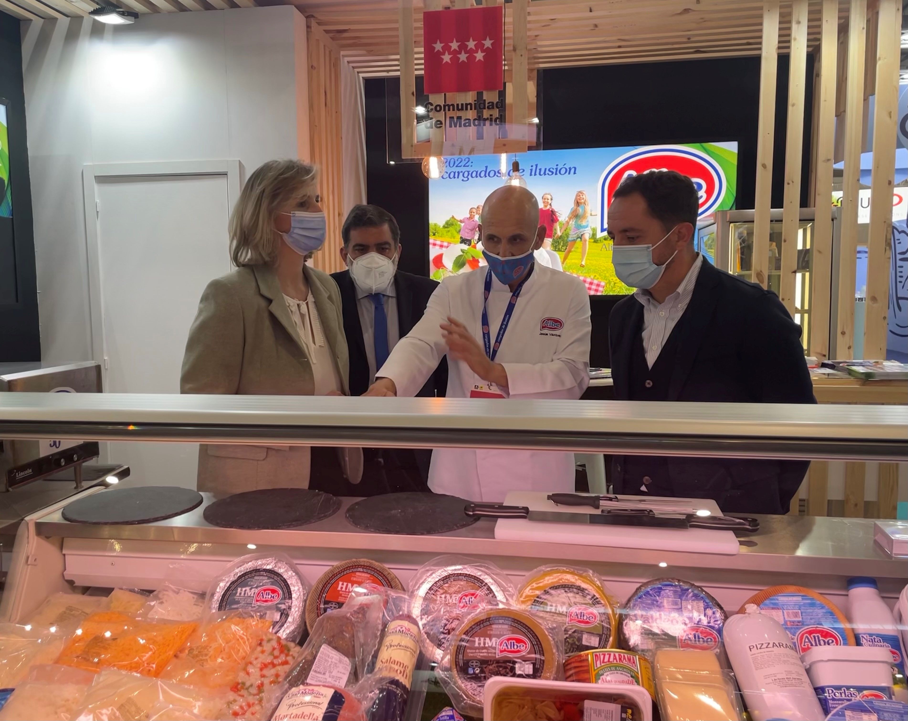 La Comunidad de Madrid, presente en Alimentaria con siete empresas que exponen sus mejores productos . Foto Comunidad de Madrid