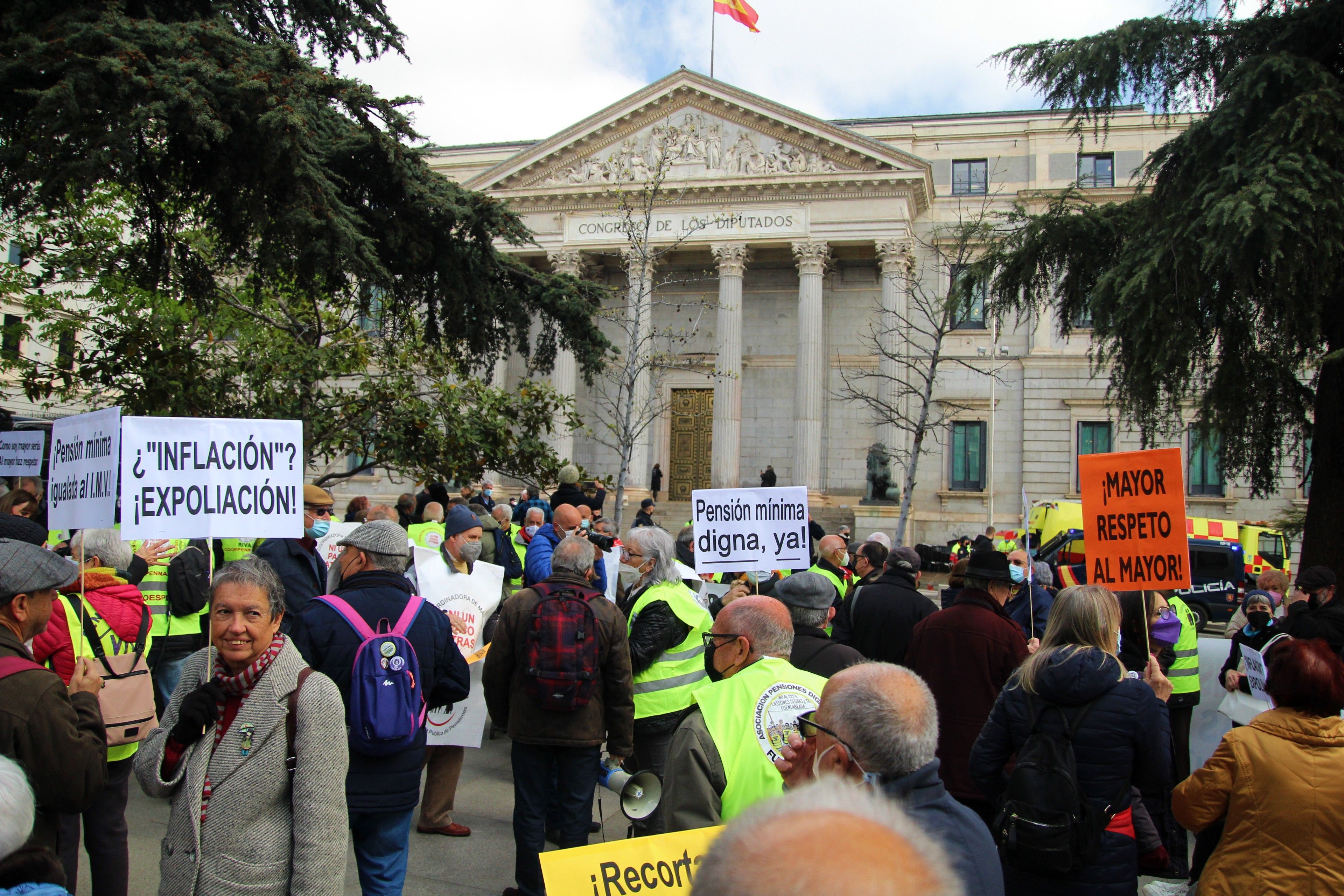 Los pensionistas advierten al Gobierno: "Estamos dispuestos a incrementar nuestras movilizaciones"