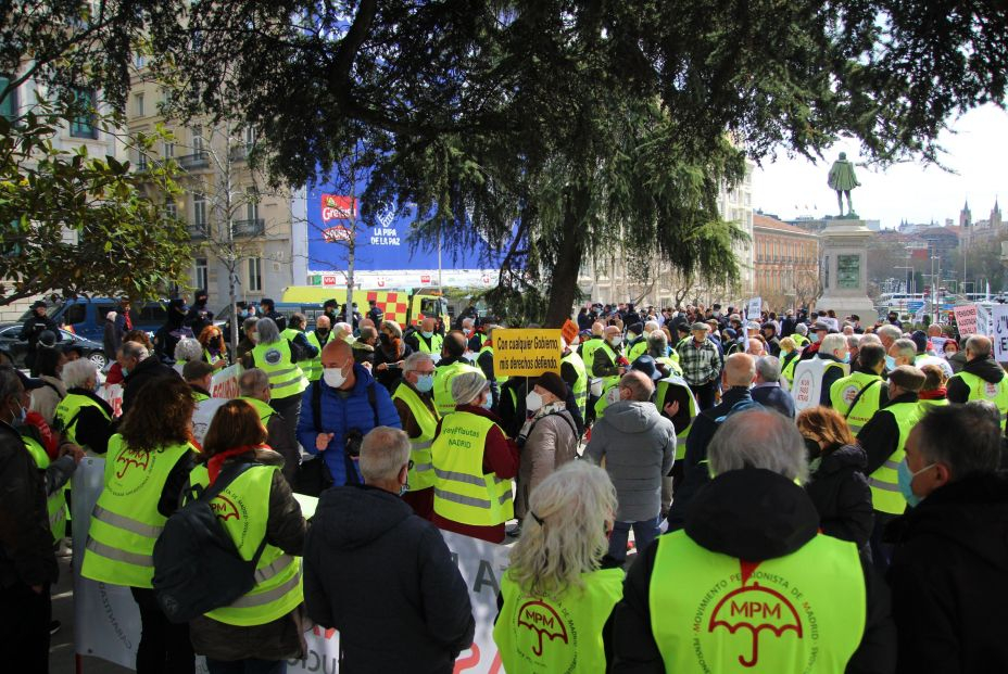 pensionistas 6 de abril Congreso de los Diputados