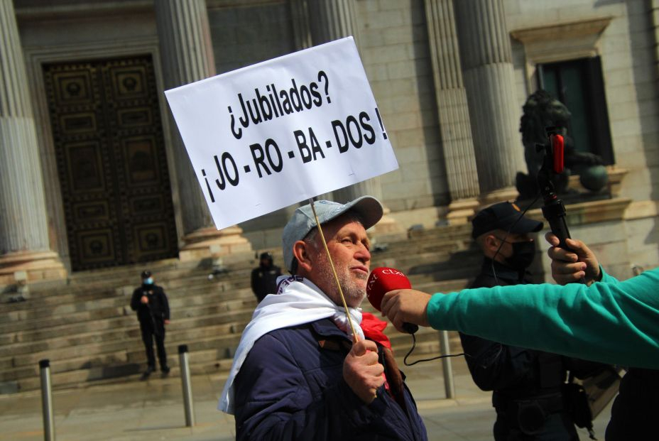 pensionistas 6 de abril Congreso de los Diputados